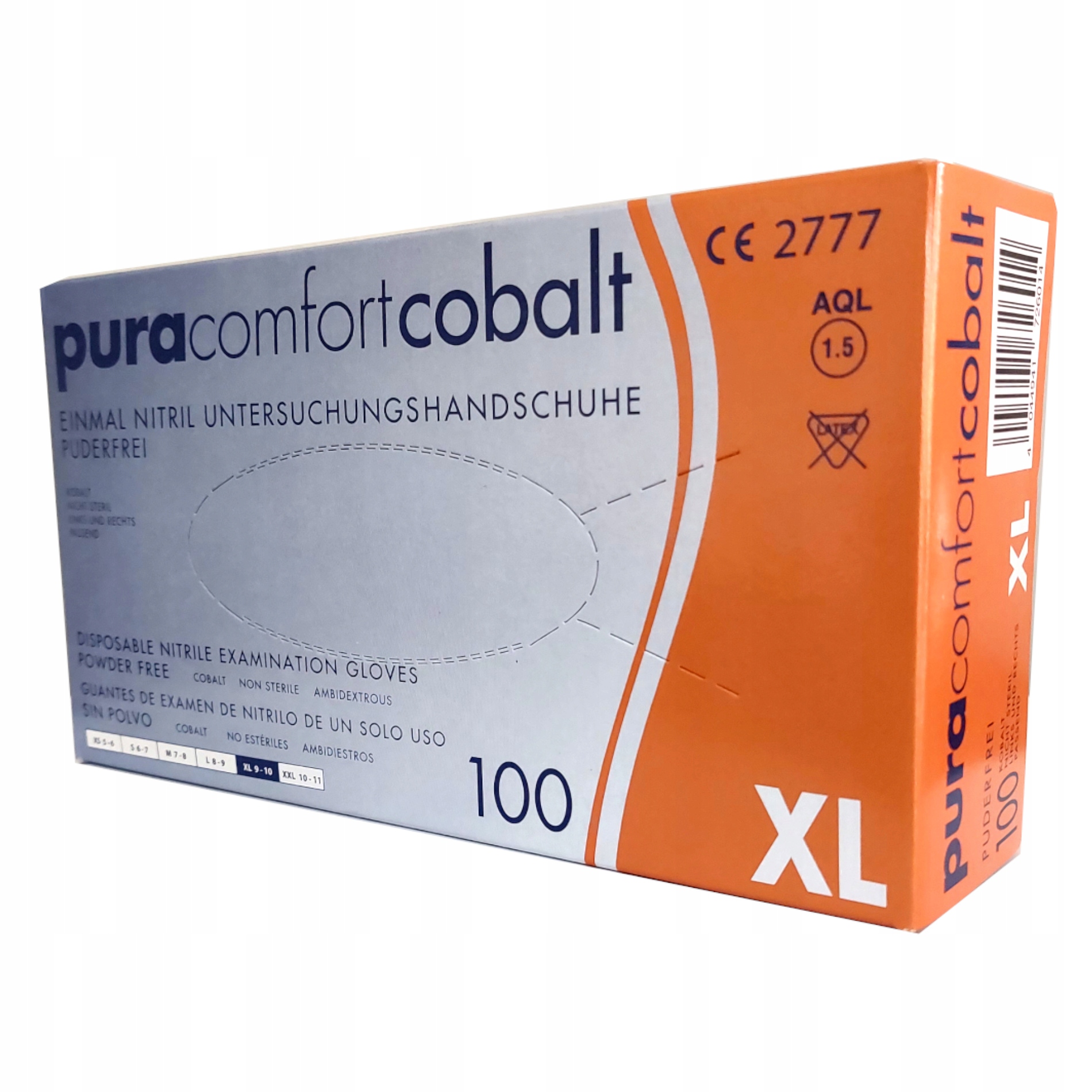 

Rękawice Rękawiczki Cobalt nitrylowe XL Ampri