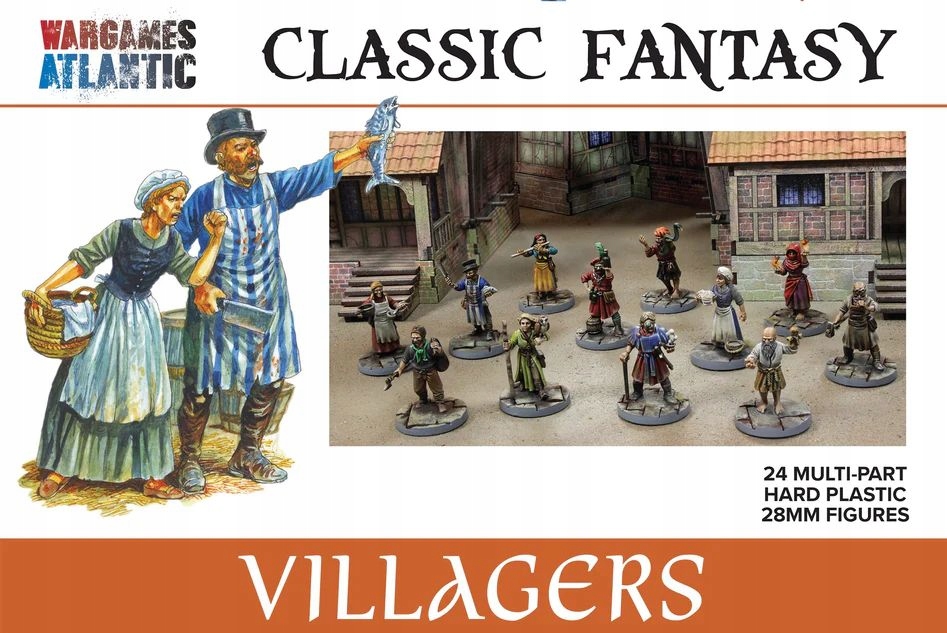 WARGAMES ATLANTIC Villagers / zestaw figurek