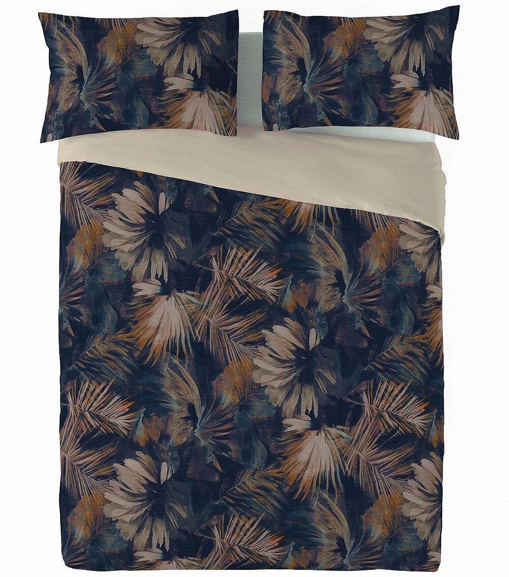 Posteľná Bielizeň ľanová 200x220 2 obliečky 70x80 Linen TM0166_05 džungľa Matex