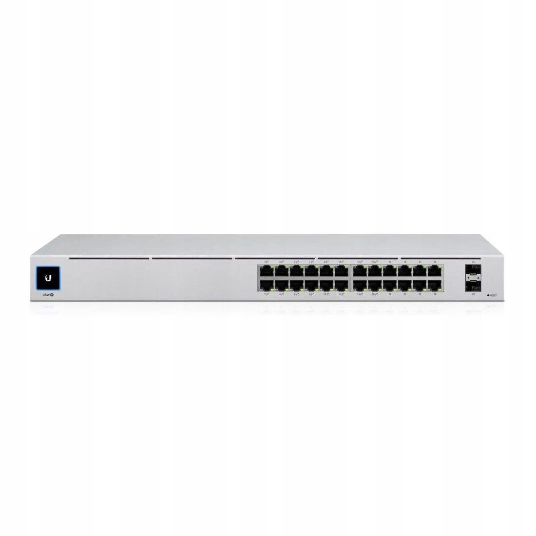 Ubiquiti Prepínač 24 Portov Poe Spravovateľný Na Pripojenie Viacerých Zariadení V Sieti