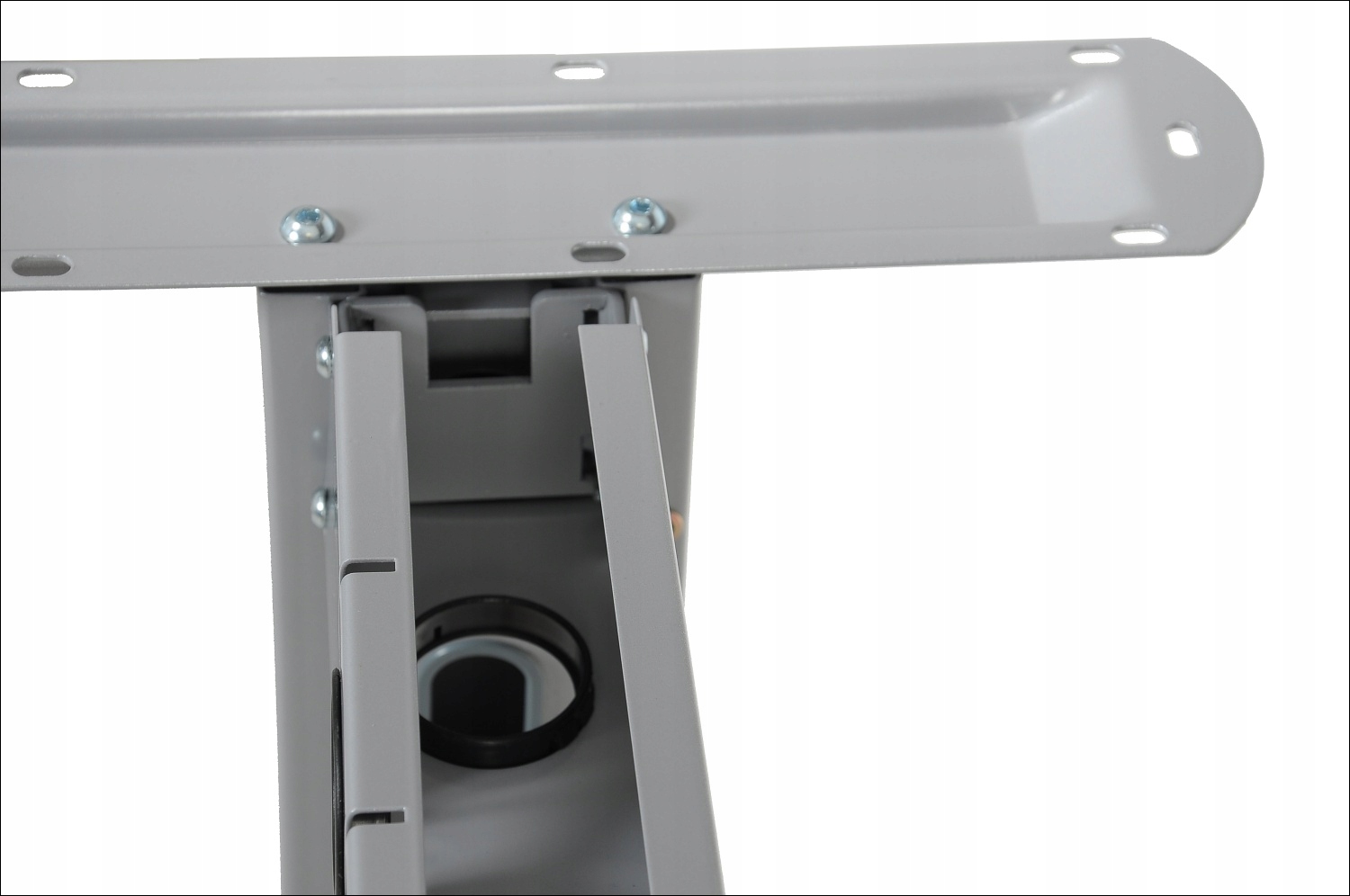 STELAŻ BIURKA STOŁU Z BELKĄ REGULOWANĄ STL ALU Kolor szary