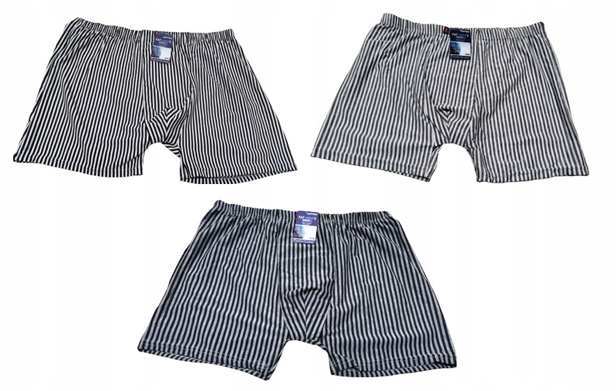 

3-PAK Bokserki męskie Bawełniane Luźne 5XL