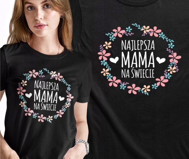 

Koszulka Damska Najlepsza Mama Na Świecie