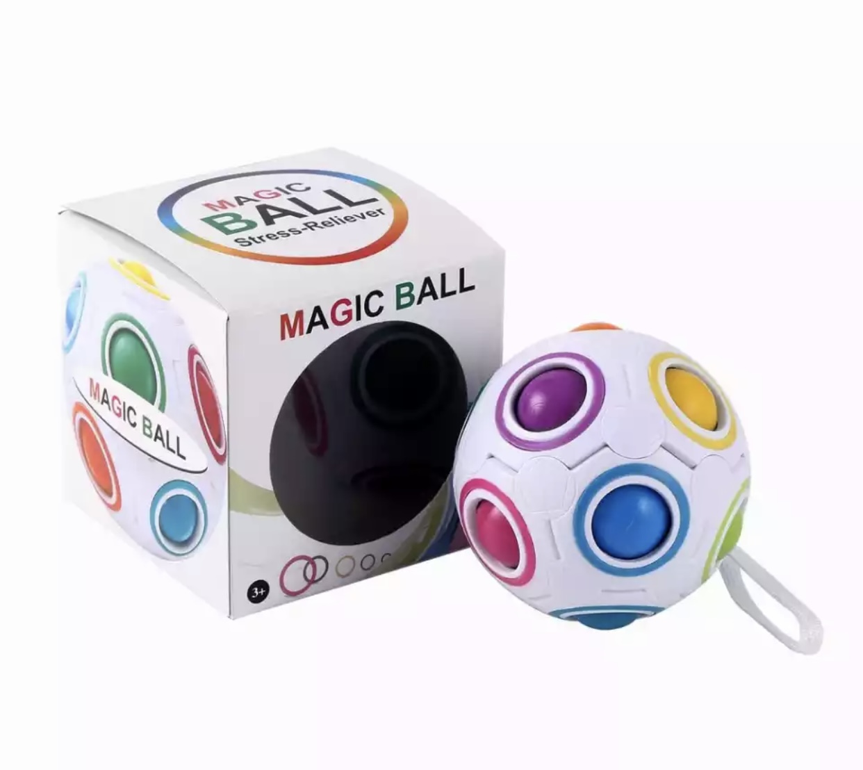 

Piłka Sensoryczna Antystresowa Magic Cube Fidget
