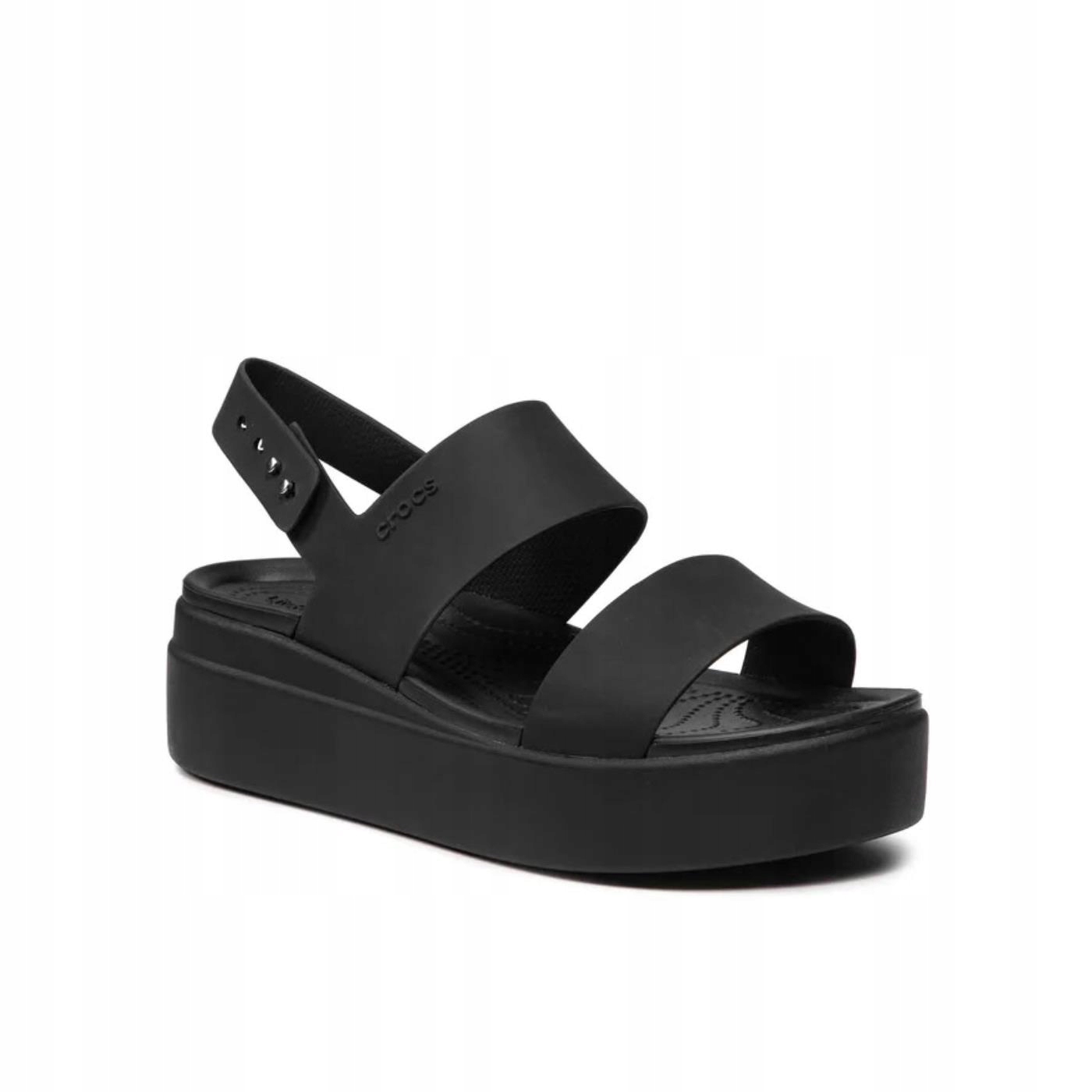 Dámské sandály Crocs Brooklyn Low Wedge černé 37-38 Eu