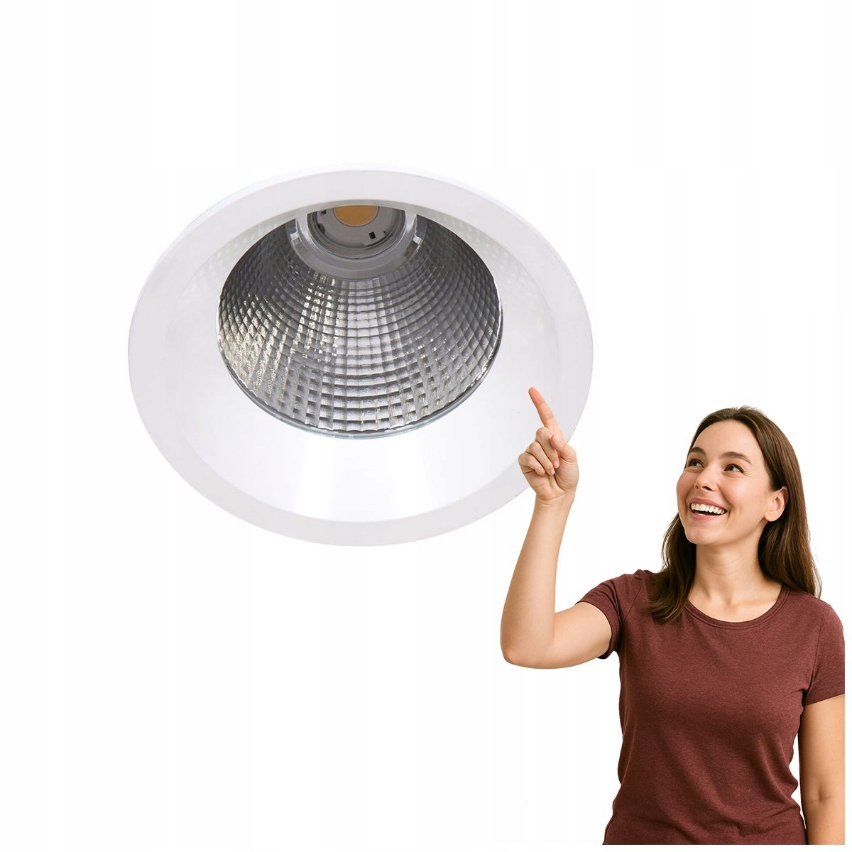 Zápustné svítidlo kulaté stropní svítidlo Kerez IP54 DG-150C/WK-WW/70 Italux