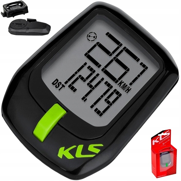 Licznik rowerowy bezprzewodowy Kellys Direct Wl black-green
