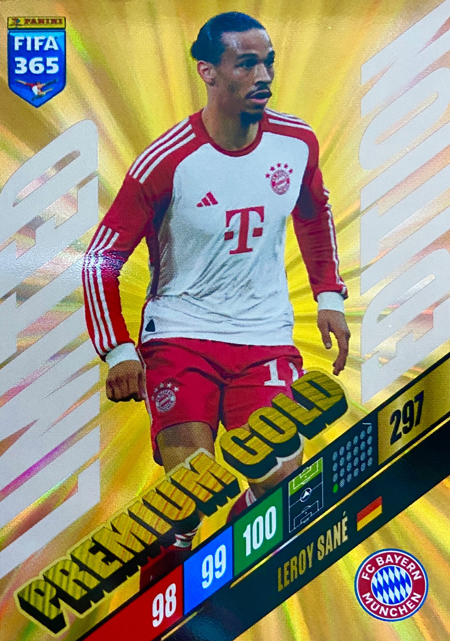 Panini Fifa 365 2025 Limited Premium Gold Leroy Sane Bayern