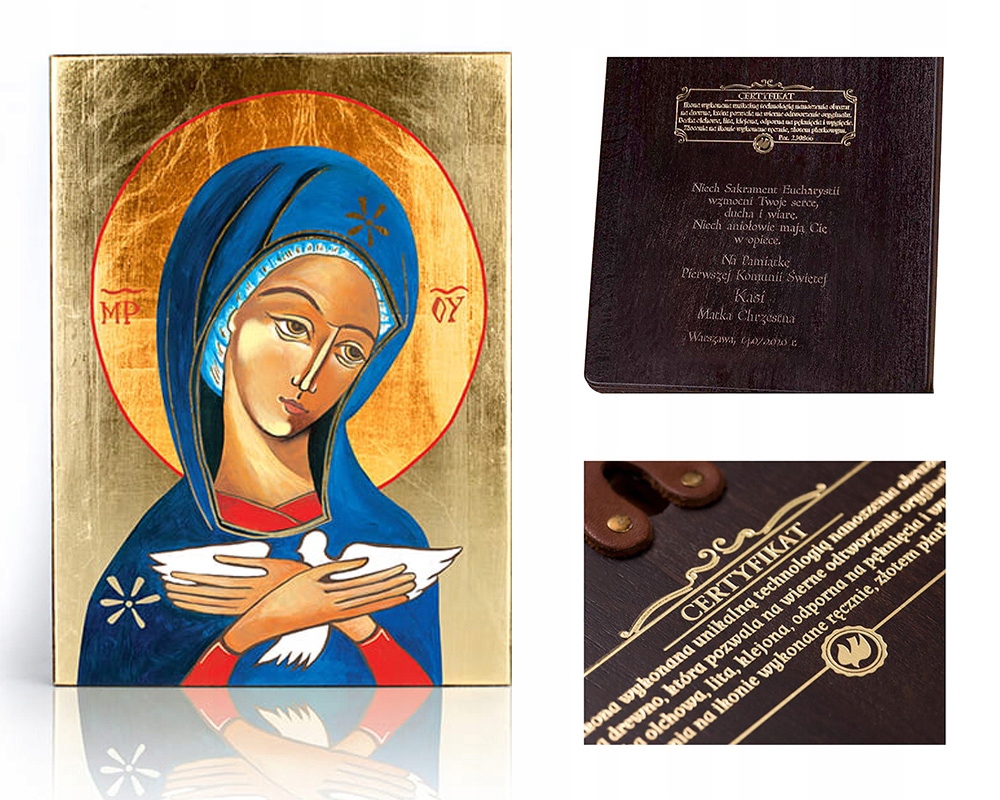Ikona Pneumatofora Matka Boża niosąca Ducha 12x16