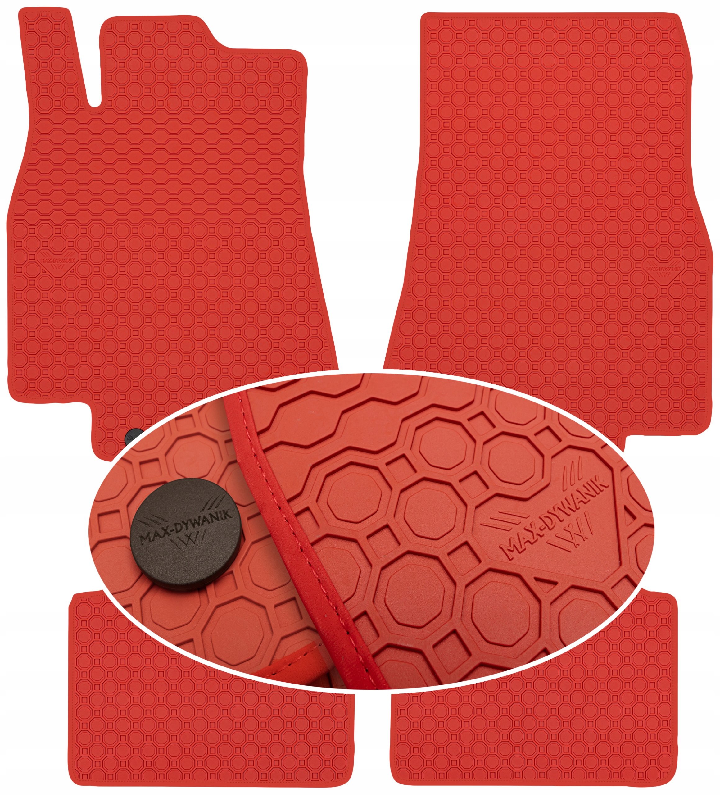 Mercedes B-Klasa W245 05-11 Koberce Červené