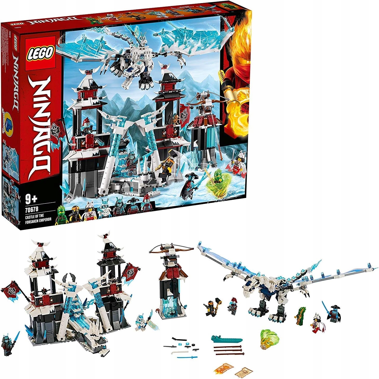 Klocki Lego Ninjago Zestaw Zamek Zapomnianego Cesarza 70678