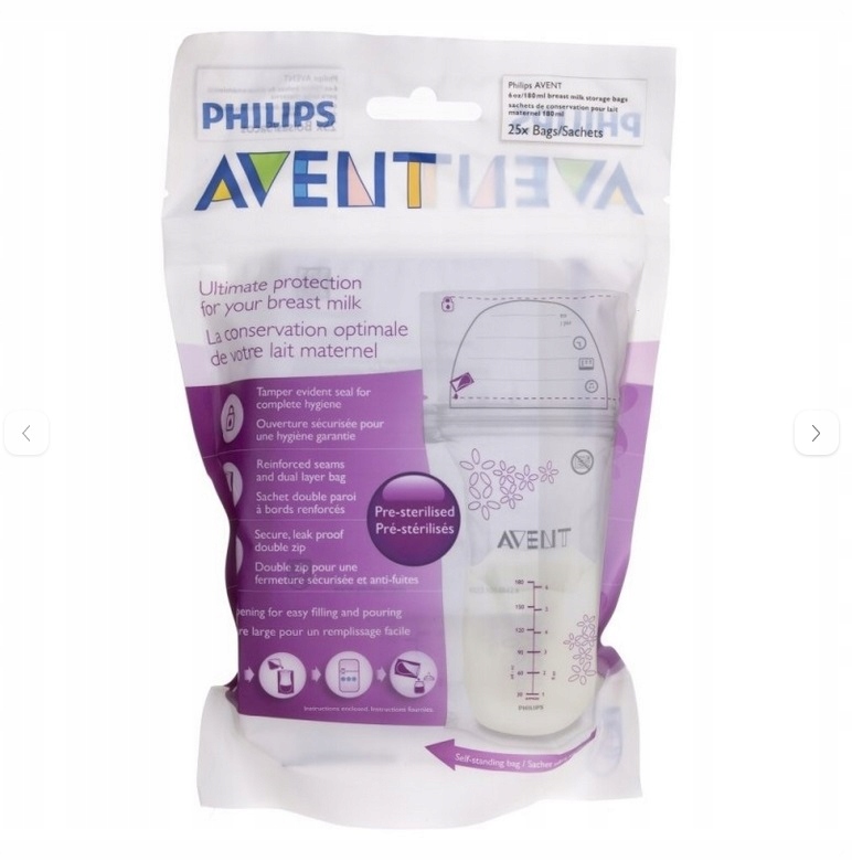 Philips Avent Woreczki do Przechowywania Pokarmu 25 szt 603/25