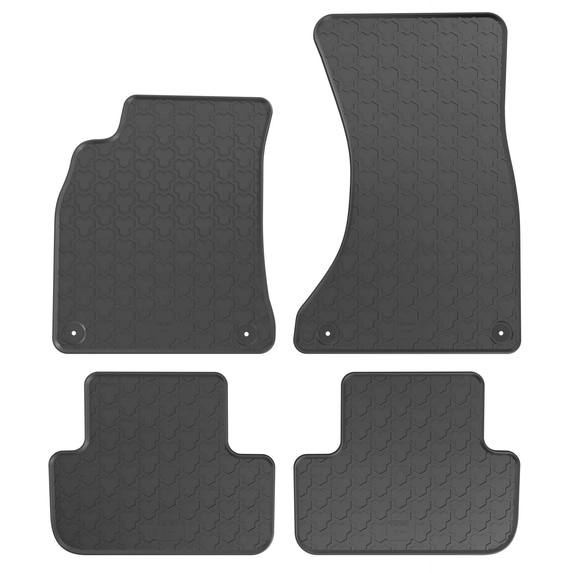 Gumové koberce pro Audi A4 B8 8K 2008-2015 Texer