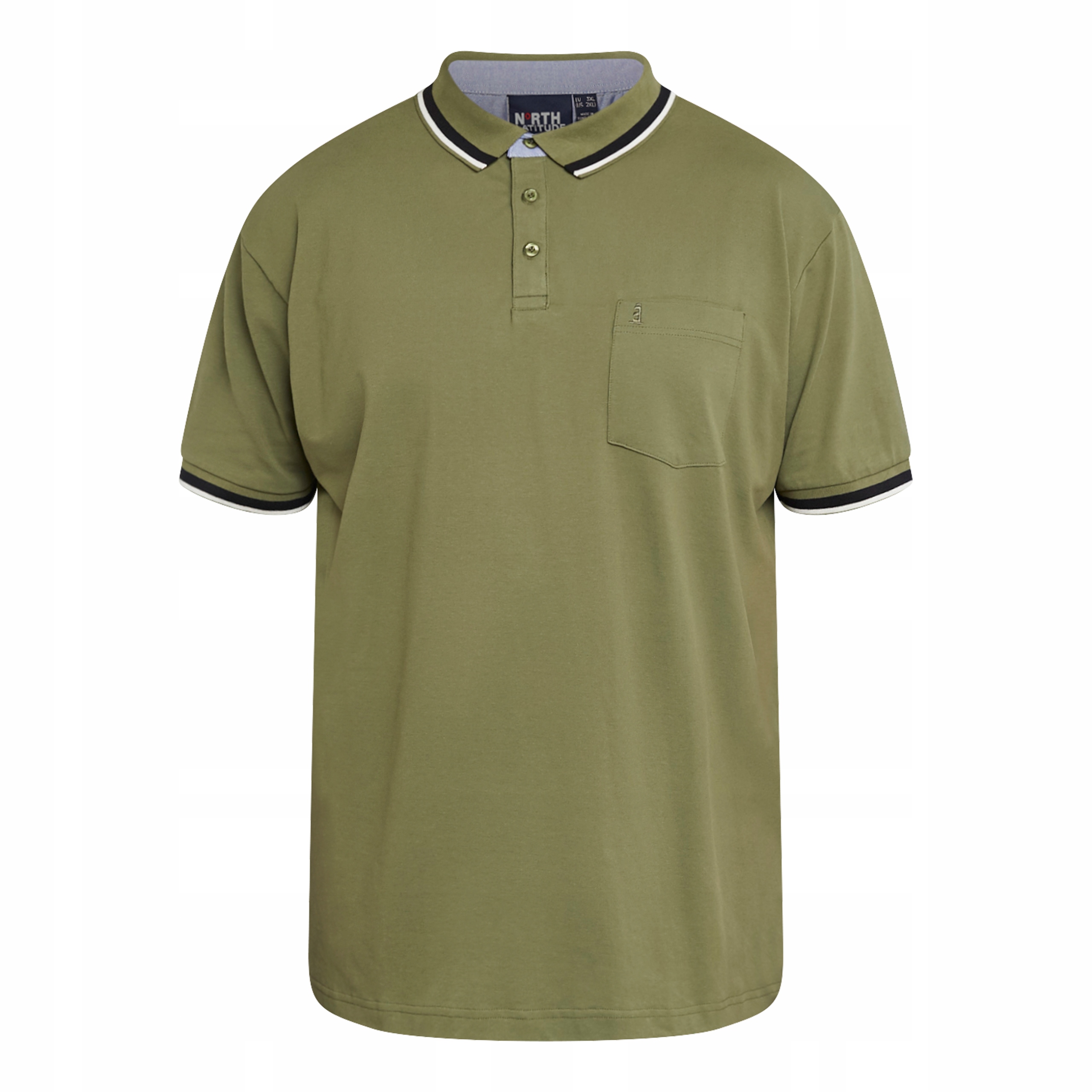 North Latitude Velké Rozměry Polokošile Zelené 5XL 150 cm