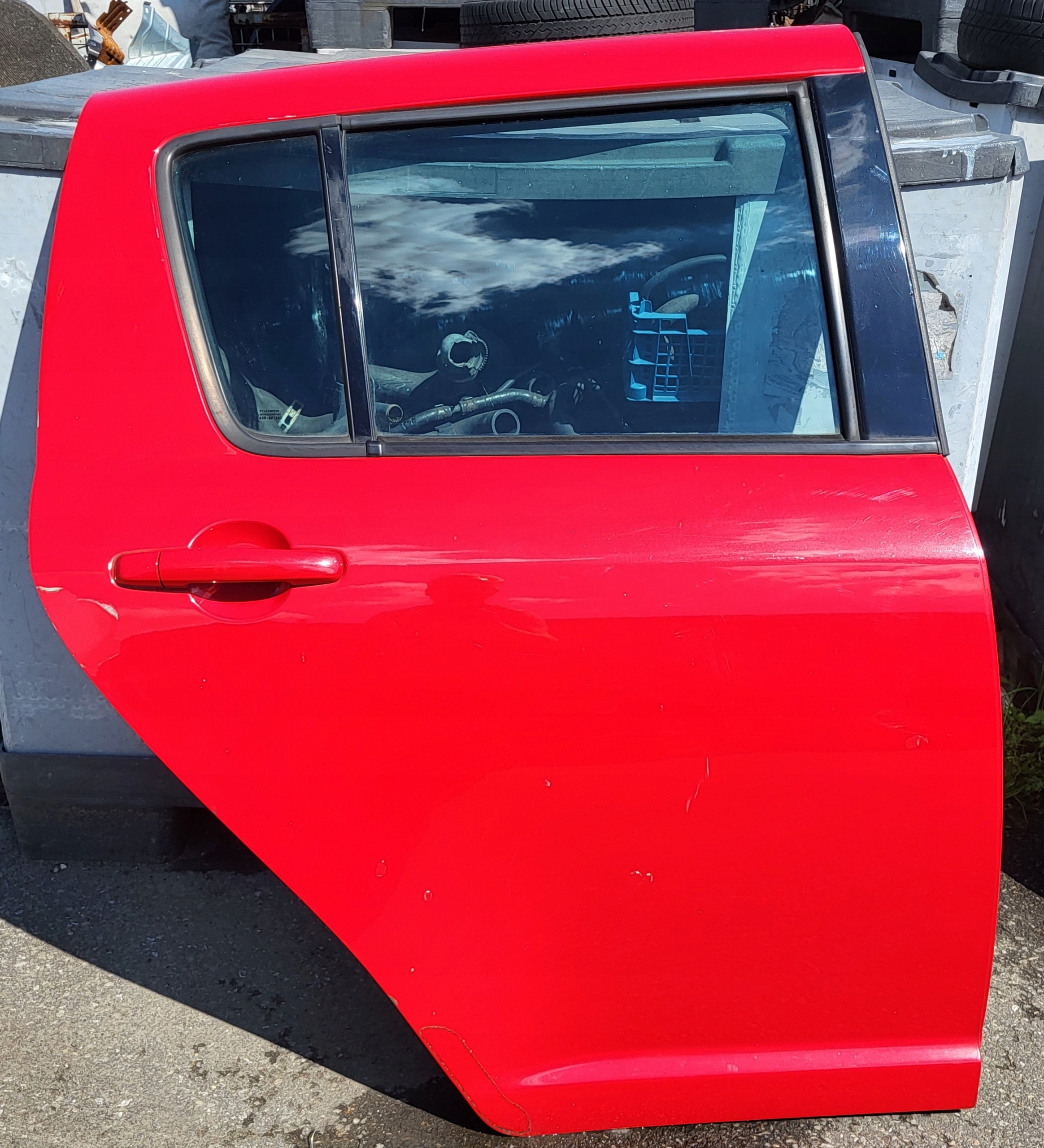 door right rear. complete window lock handle SUZUKI SWIFT 4 IV MK6 2005r.