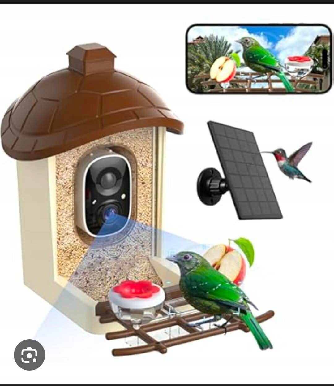 Venkovní kamera s krmítkem pro ptáky, Monitorování bezpečnosti