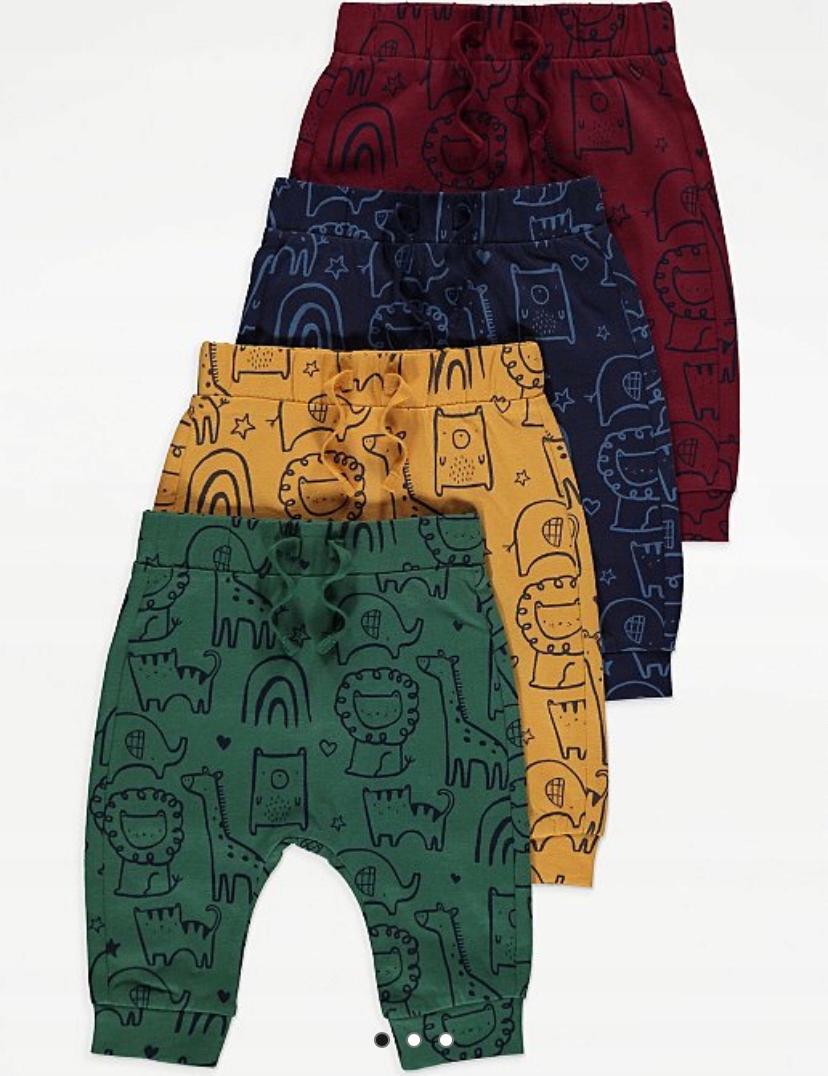 George_80-86_4 bawełniane spodnie_joggersy