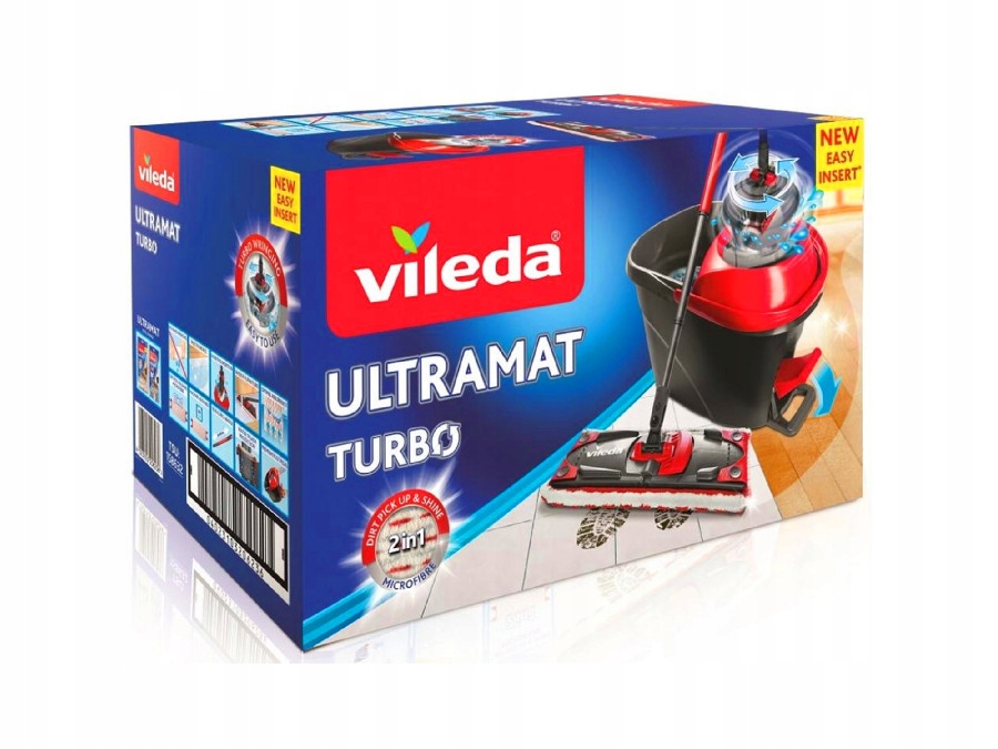 Levně Sada plochých mopů Vileda Ultramat Turbo box