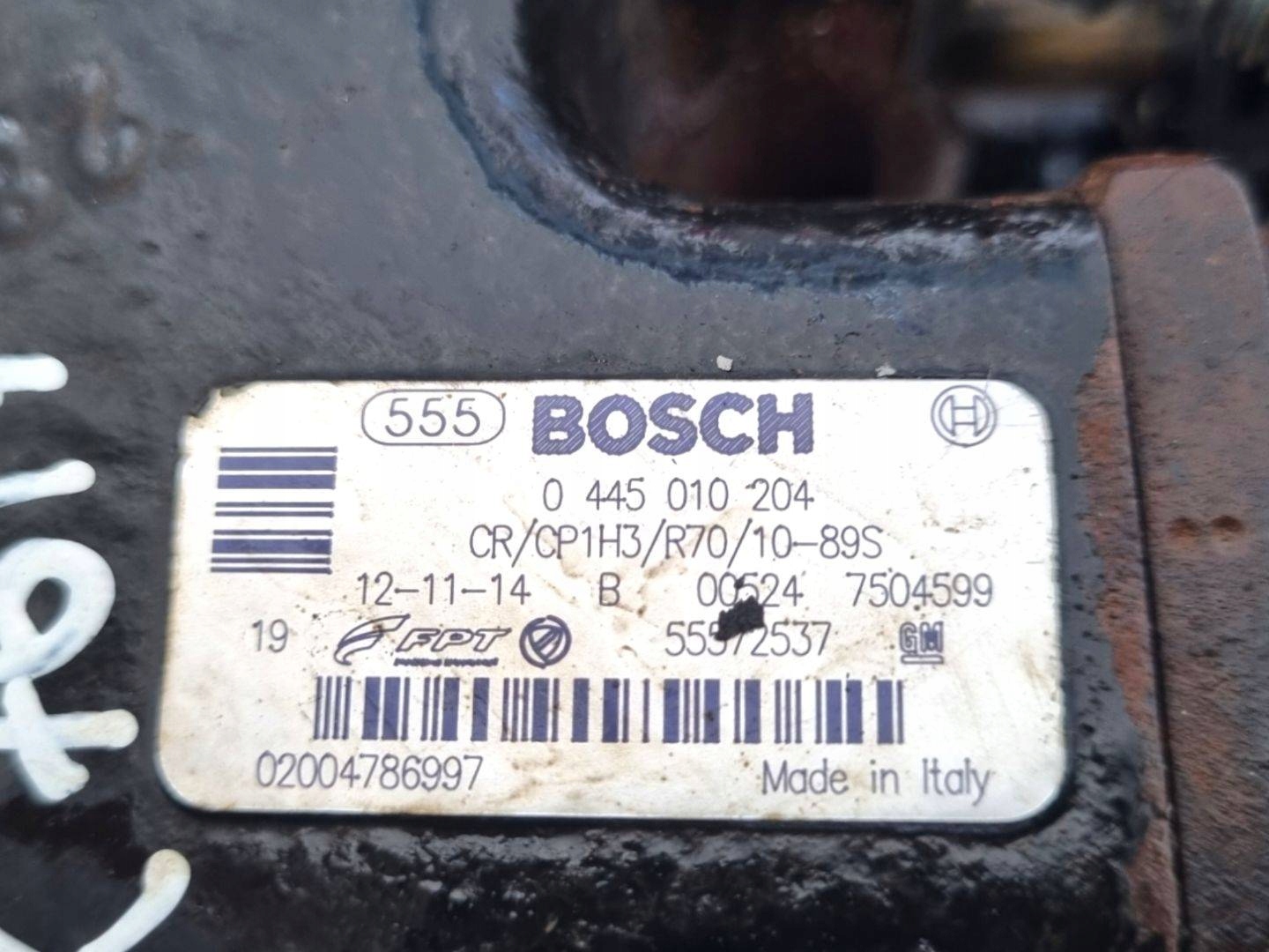 Pompa wysokiego pressione Opel Astra J facelift 2013 55572537