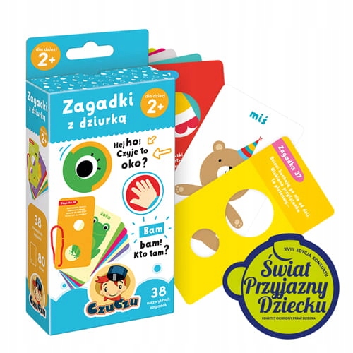 

Czuczu Zagadki z dziurką dla dzieci 2+ Czu Czu
