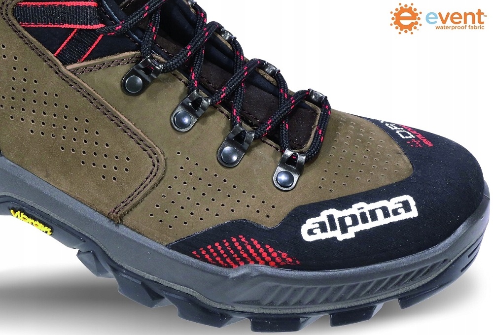 ALPINA HELIOS Trekkingowe VIBRAM eVent r.43 Długość wkładki 28.5 cm