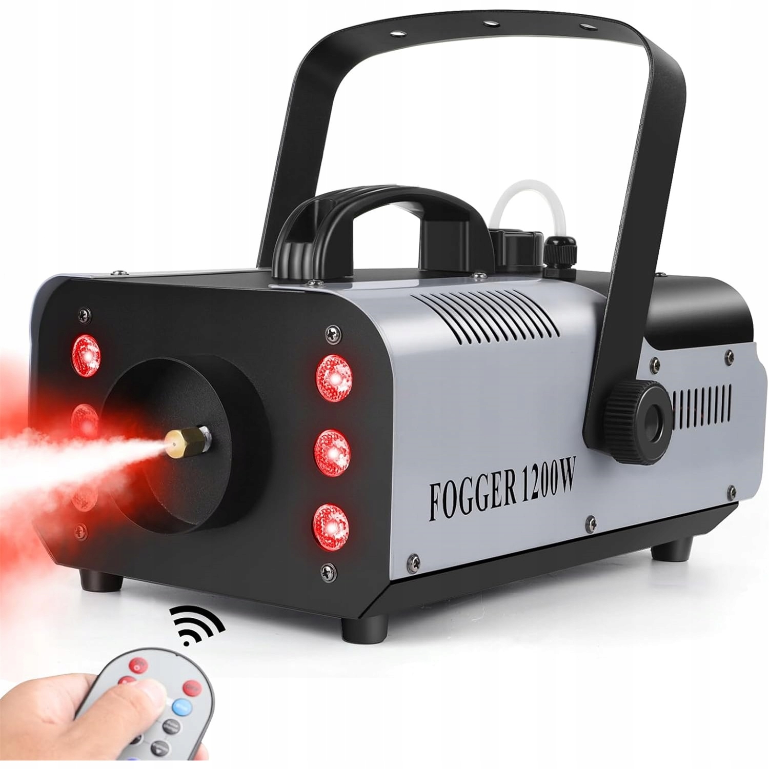 Výrobník Vertikálního Kouře A Mlhy, Silný Kouřoměr, 6 Led Rgbw Diod Dálkové Ovládání