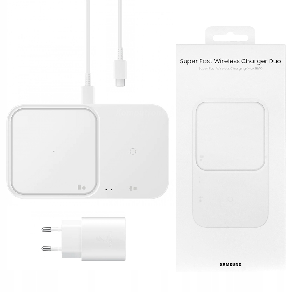 Indukčná Nabíjačka Samsung Duo 2 v 1 Qi 15W Fc Ac