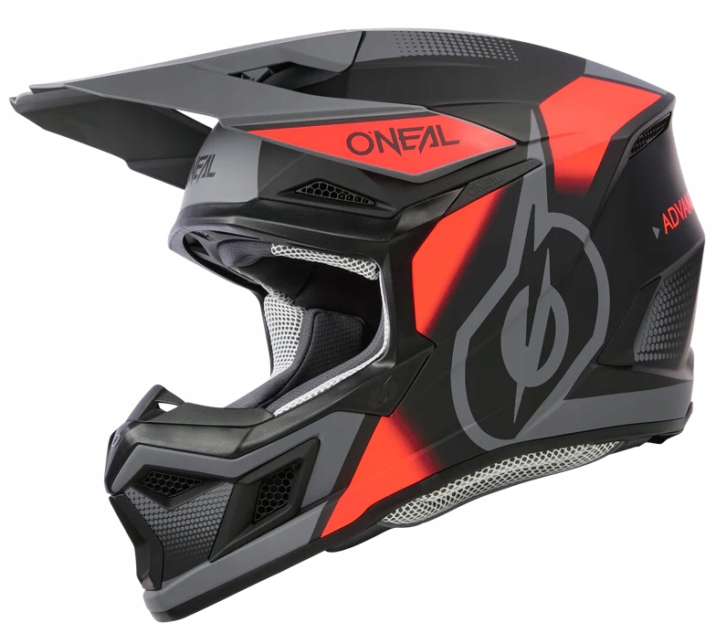 O'neal 3SRS Vision Black/red/gray prilba s krytom cross enduro off-road XL