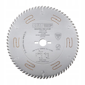 Piła do cięcia drewna w poprzek i wzdłuż Cmt 300x30mm 48Z (285.648.12M)