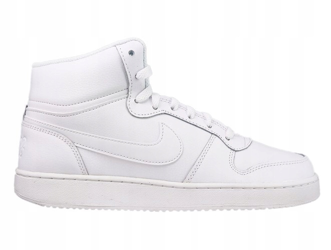Nike Ebernon Mid AQ1773-100 Bílá kůže 42.5
