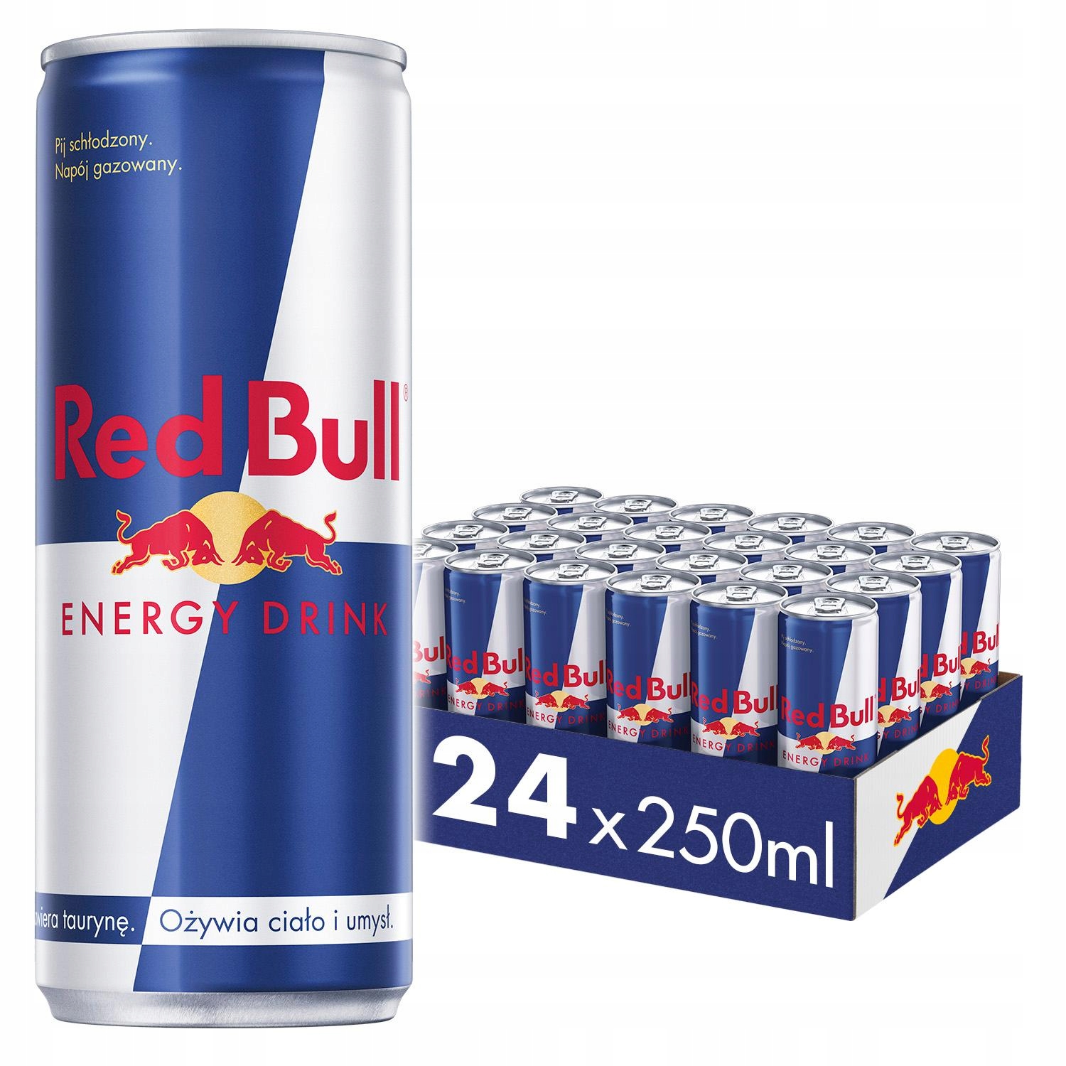Red Bull napój energetyczny 250ml 24szt Drs