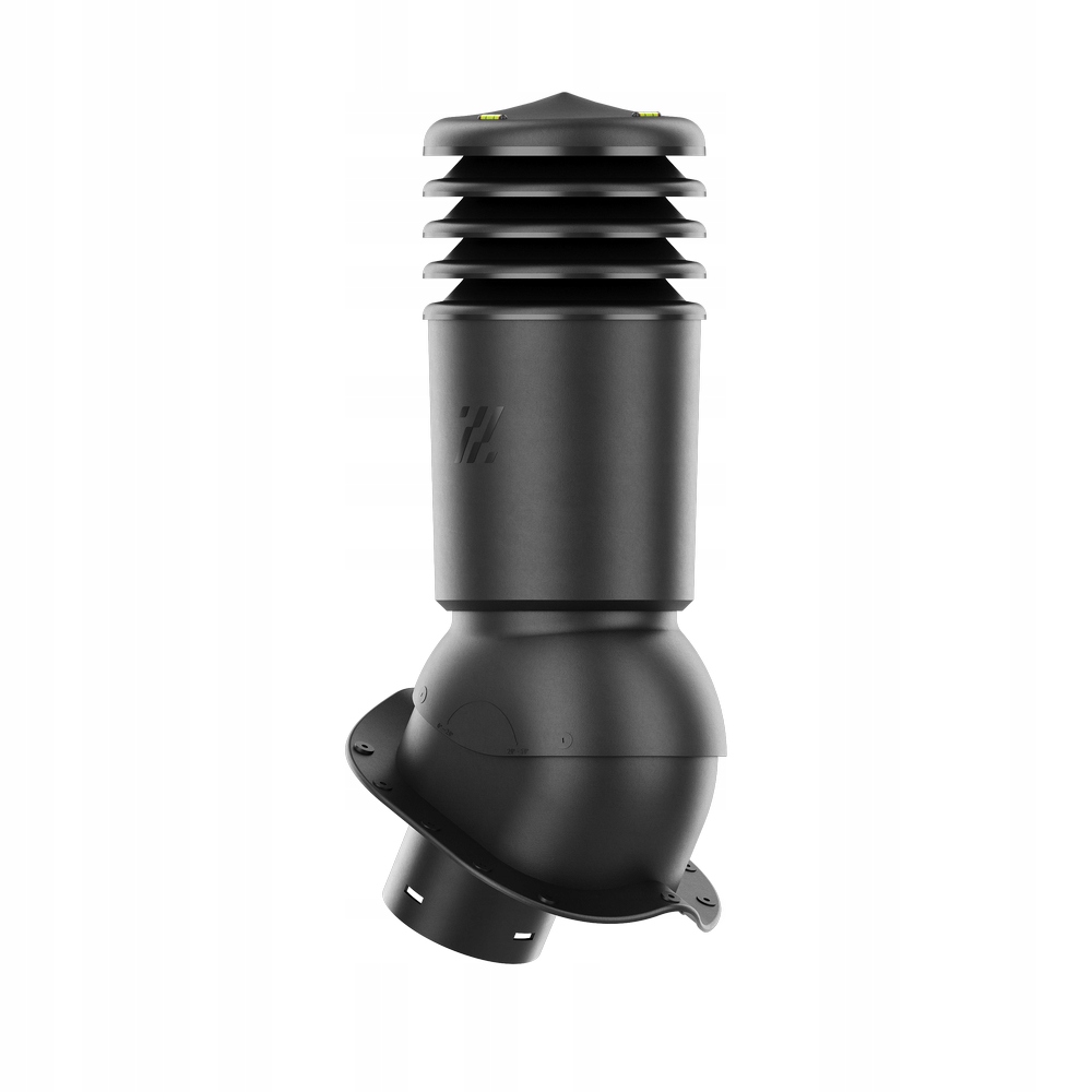 Kominek wentylacyjny Ocieplony HiVent fi150 Blachodachówka Czarny 9005