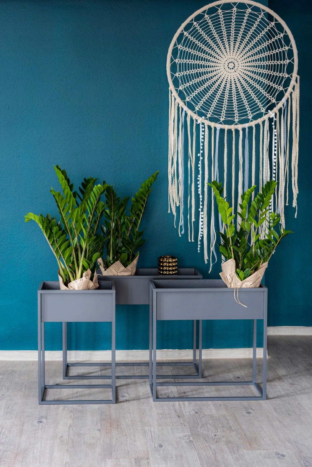 Metalowa donica kwietnik LOFT osłona 60x40x21cm Kod producenta 5903766038131