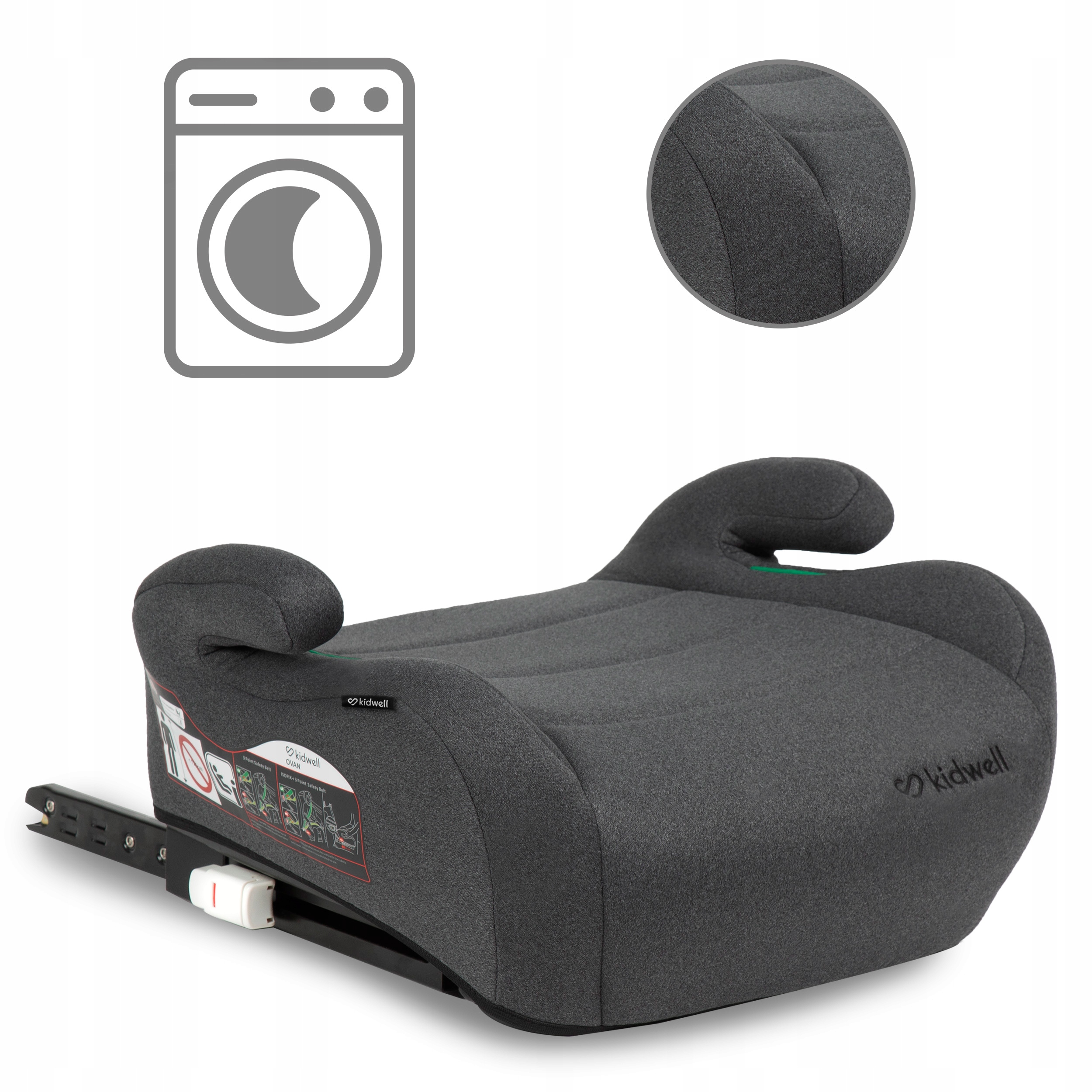 Siedzisko samochodowe FOTELIK PODKŁADKA SZARA Kidwell OVAN Kod producenta FOSAOVA02A0