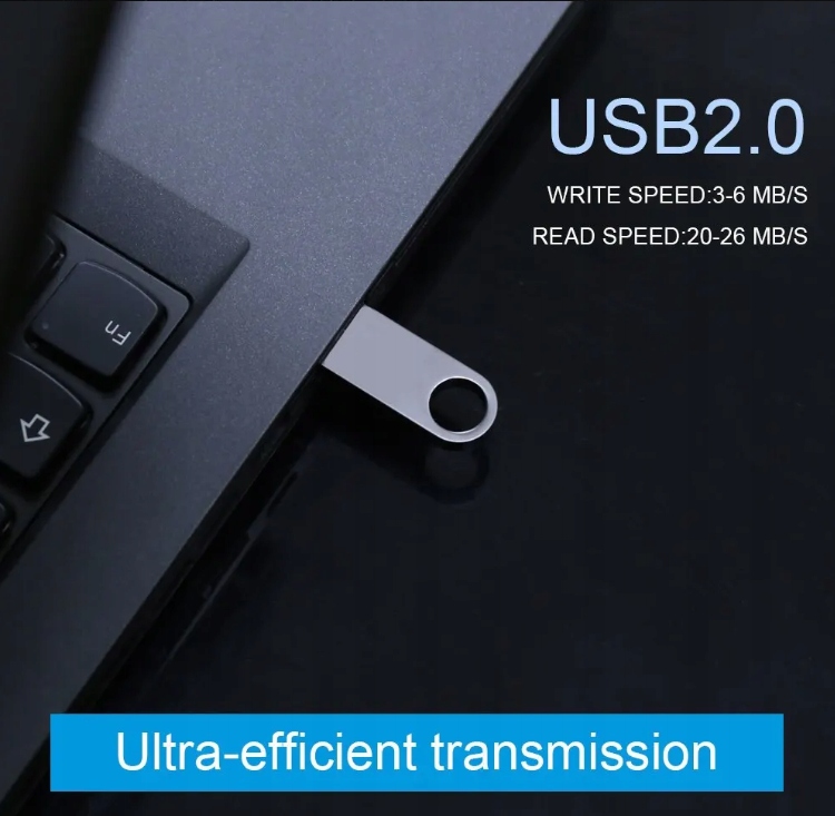 PENDRIVE PAMIEĆ PRZENOŚNA CZARNY 8GB 2.0 Interfejs USB 2.0