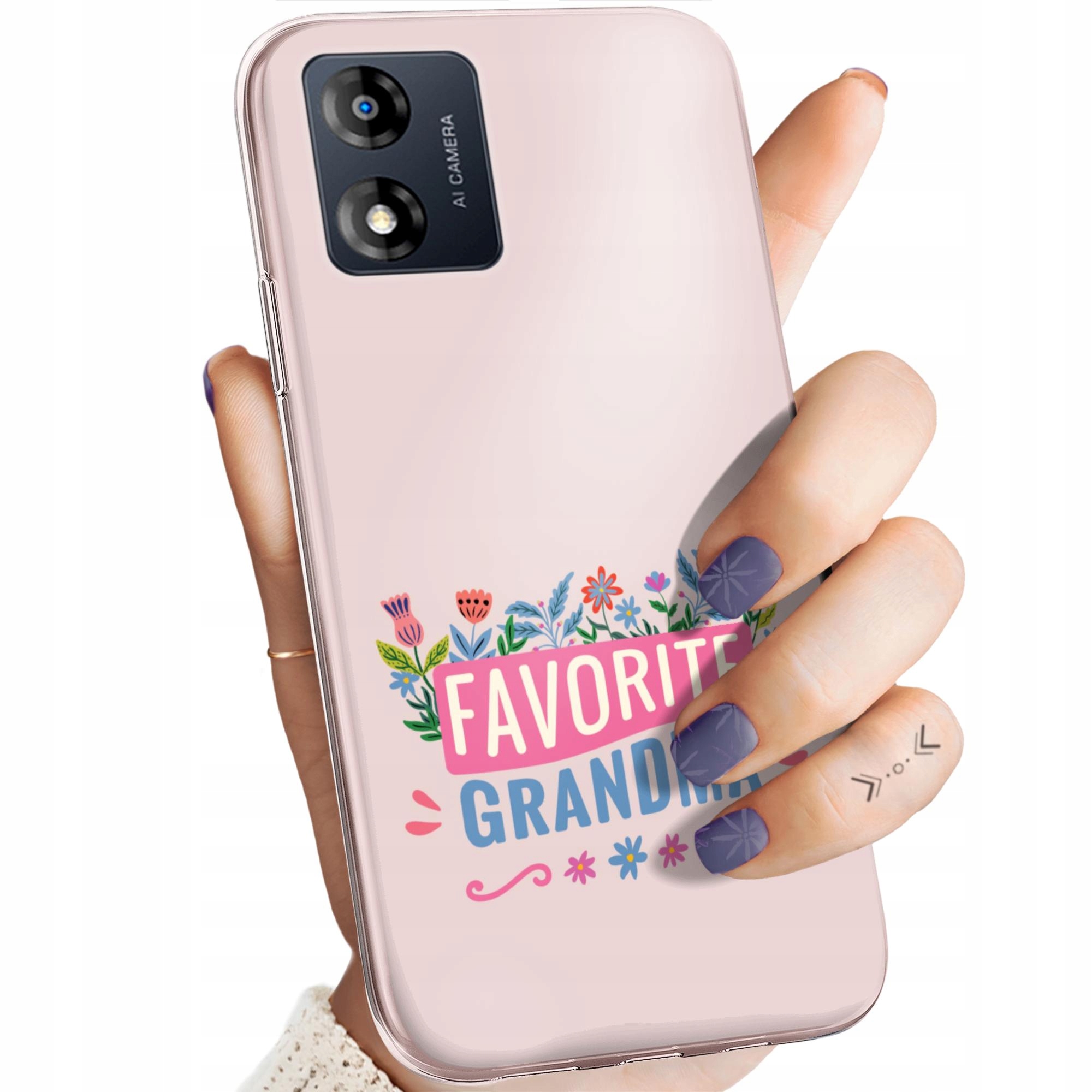 Etui Do Motorola Moto E13 Dla Babci Babcia Babunia Obudowa Pokrowiec