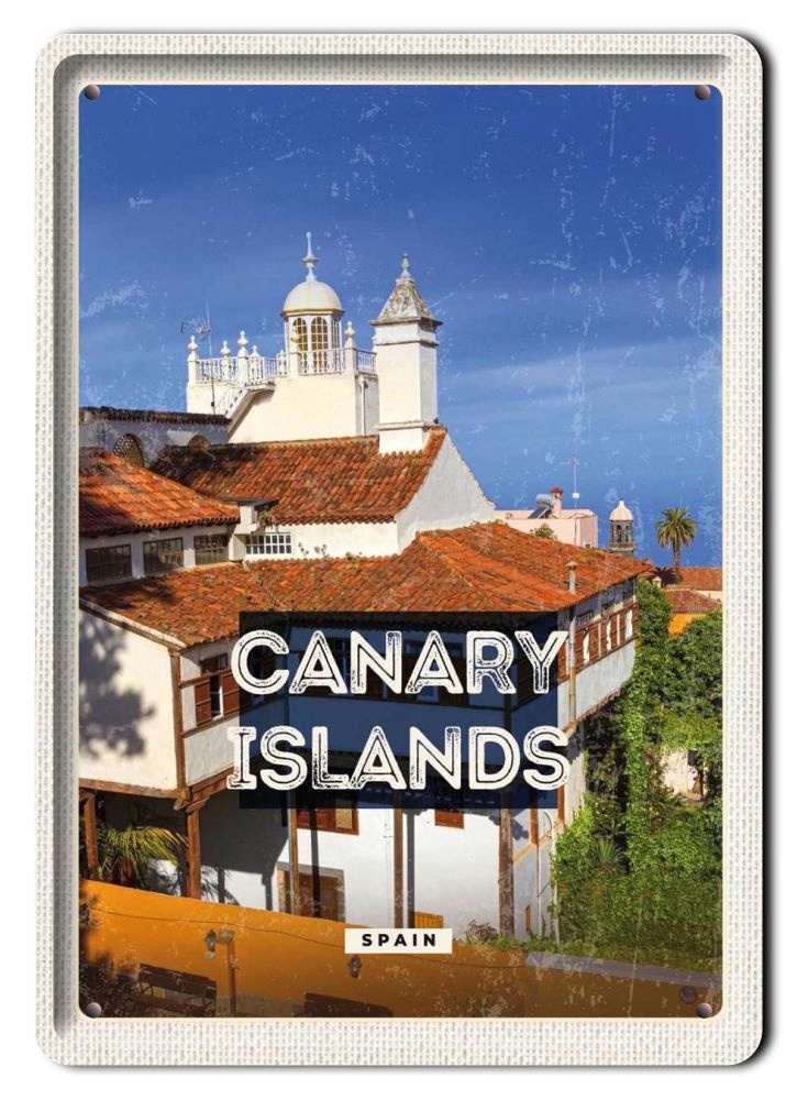 Kanary Plakat Metalowy Obrazek #13560