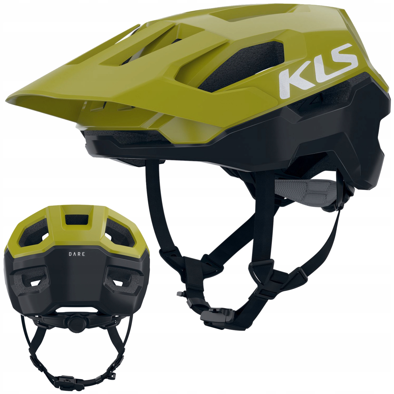 Cyklistická přilba Kellys Dare II L/XL Yellow Ventilační otvory 58-61 cm