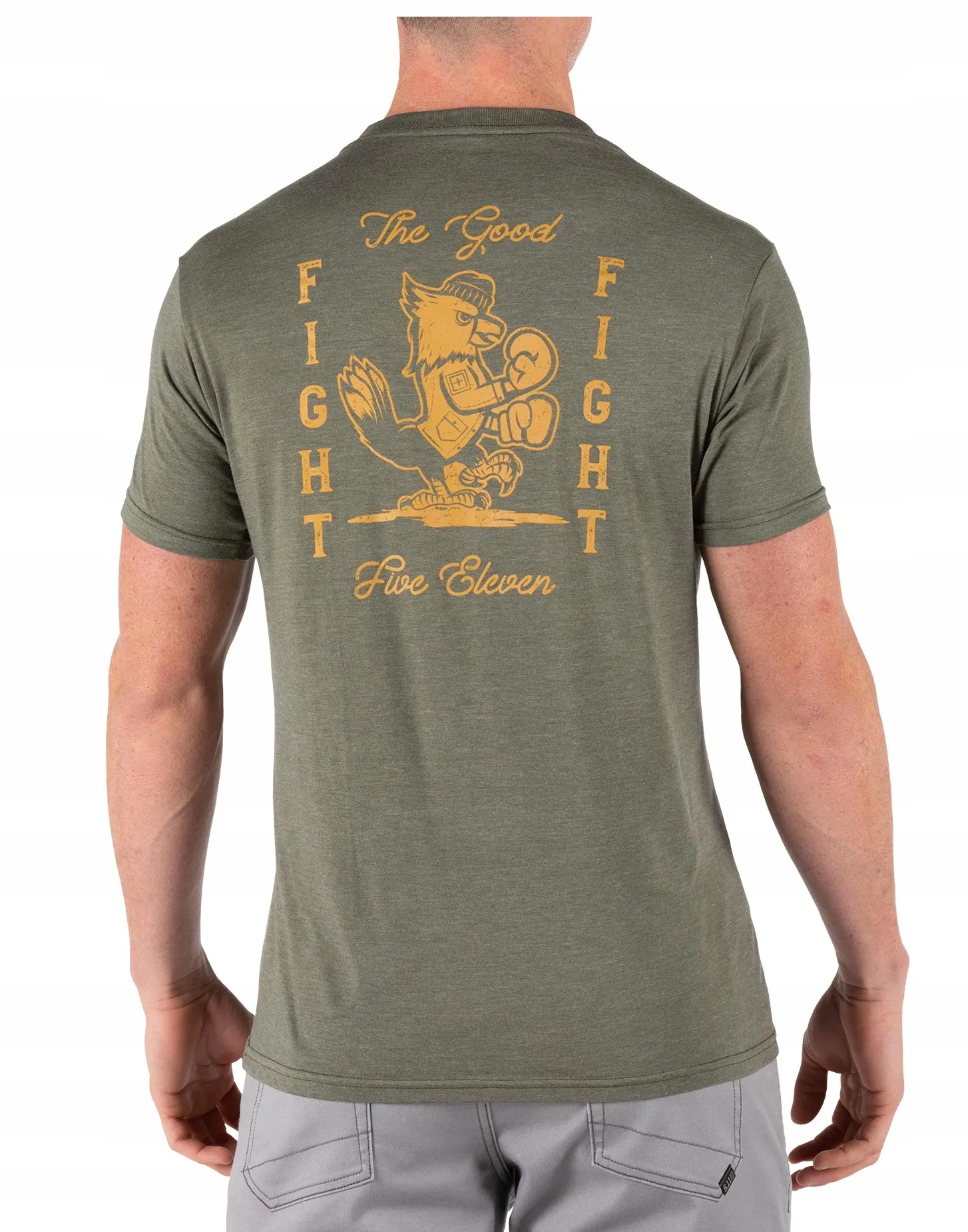 5.11 T-Shirt Emea Good Fight S/s Military Green XL 76288