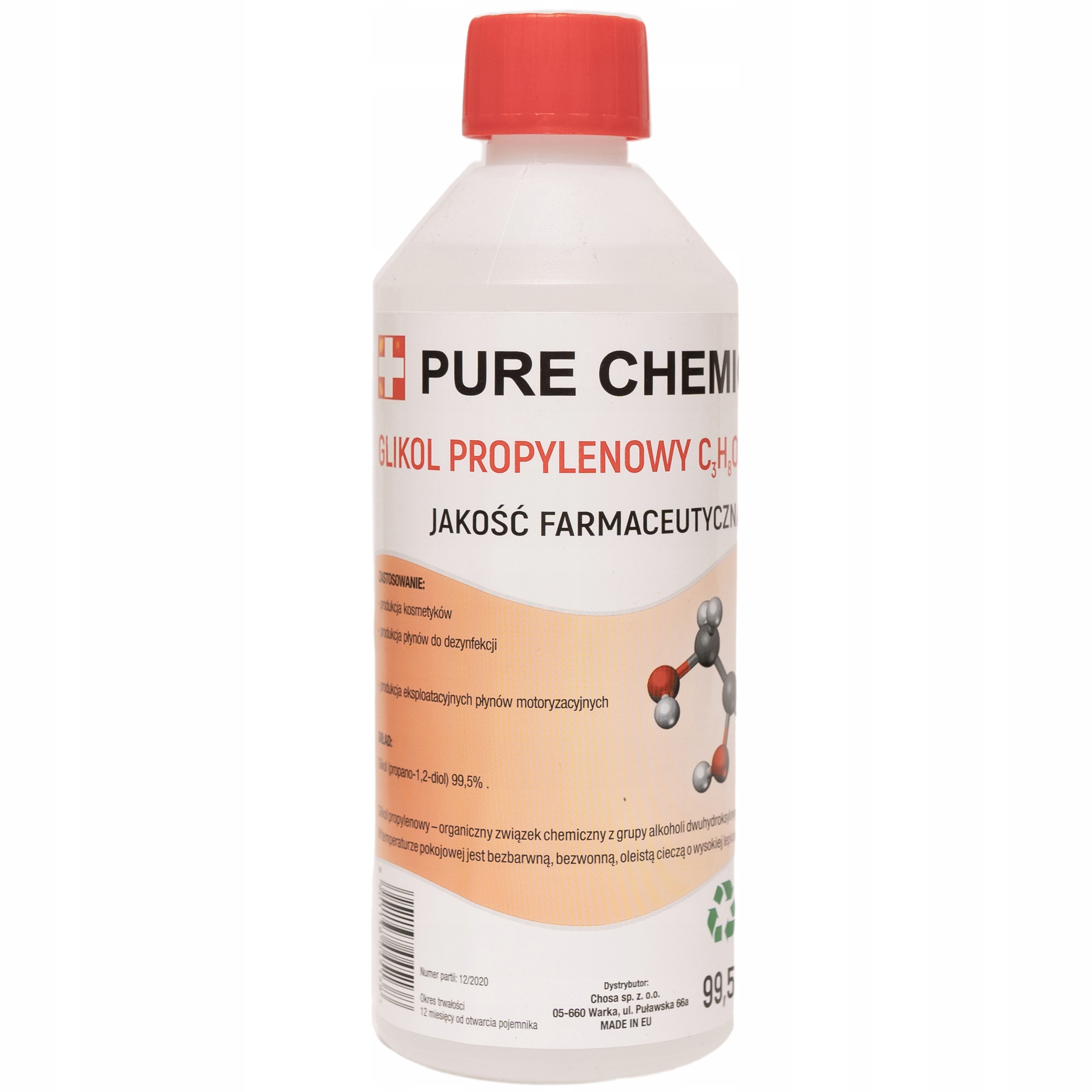 

Glikol propylenowy 500ml Farmaceutyczny 99,5%