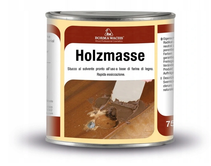 

Borma Szpachla Do Drewna Holzmasse Jesion 0,75L