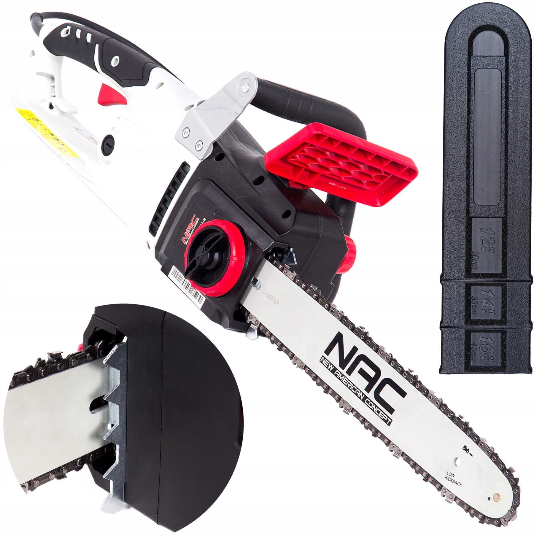 Piła pilarka elektryczna łańcuchowa Nac CE20-40-NS-WM-H Silnik wzdłużny