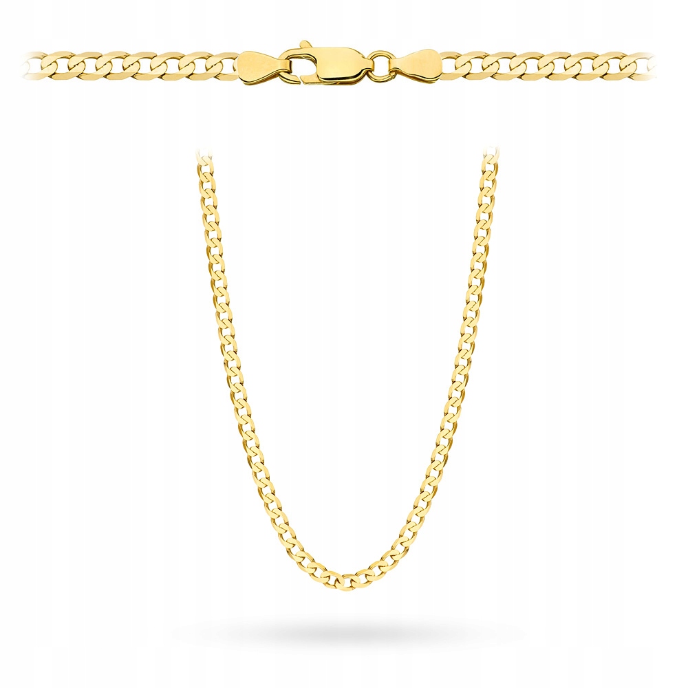 Zlatý Silný Řetízek Plný Pancíře 50 CM 585 Graw