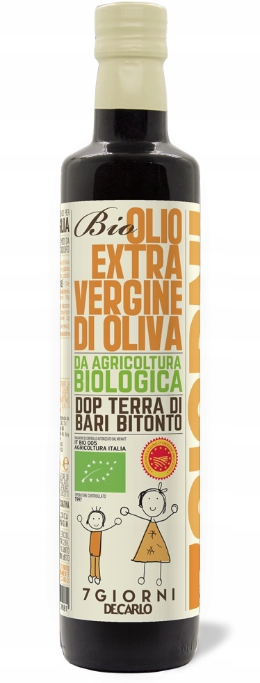 Levně Olej Extra Vergine 500 ml De Carlo Bio