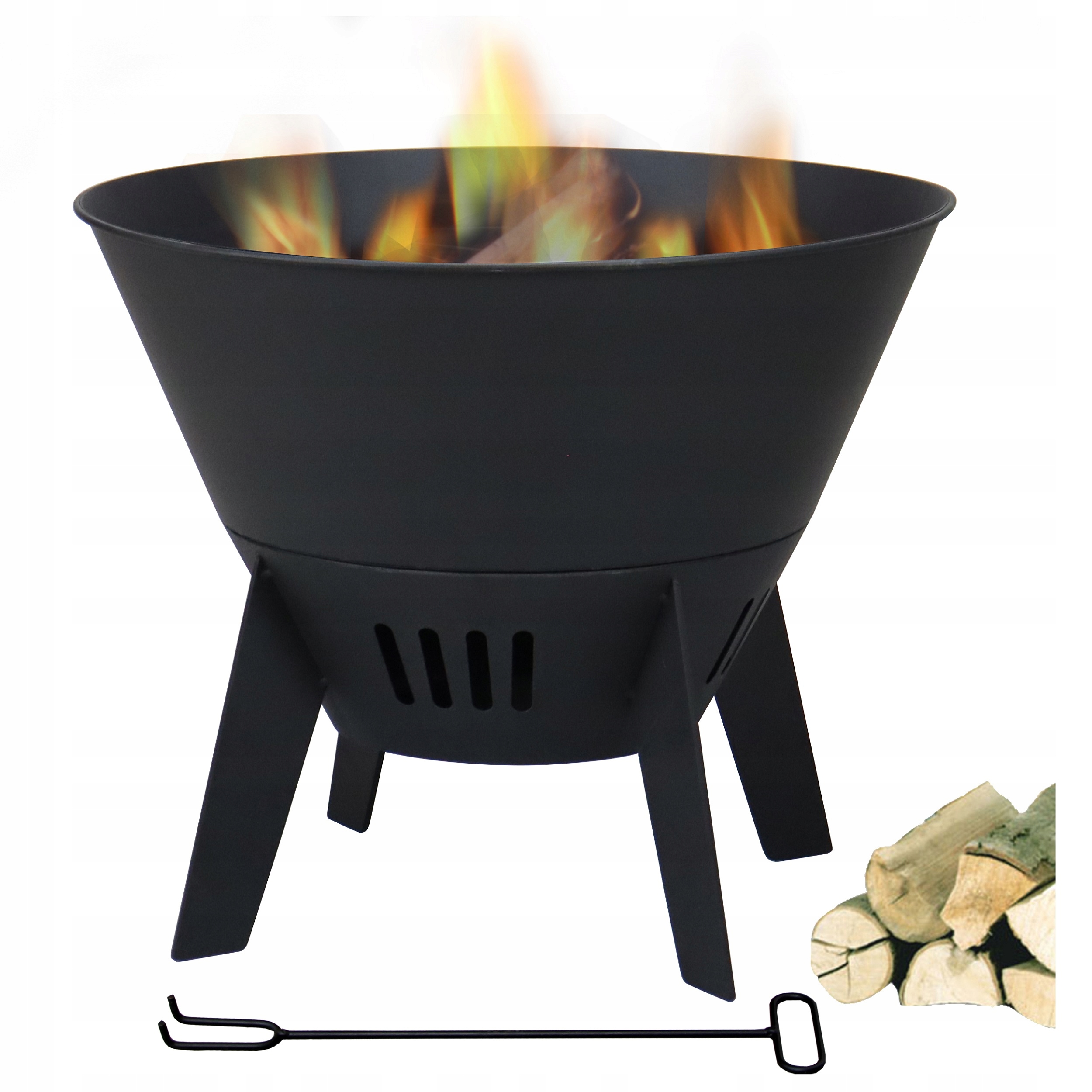 Ohnisko Záhradné Ohnisko Z Nerezovej Ocele Na Ohniská Čierne Darček