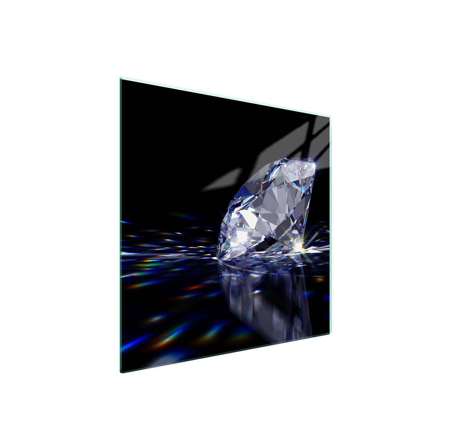 Skleněná ochranná deska na sporák 50x52 Diamant Tvrzené sklo 7v1