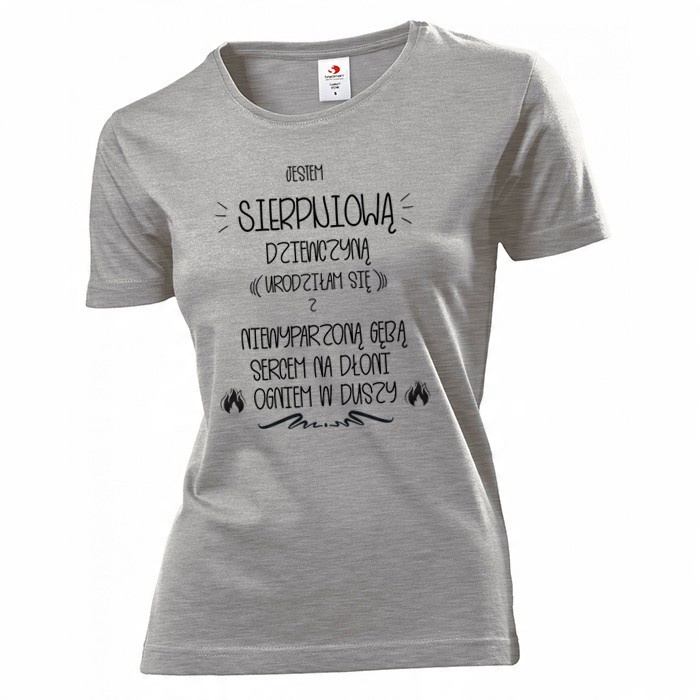

Koszulka damska Sierpniowa dziewczyna XL