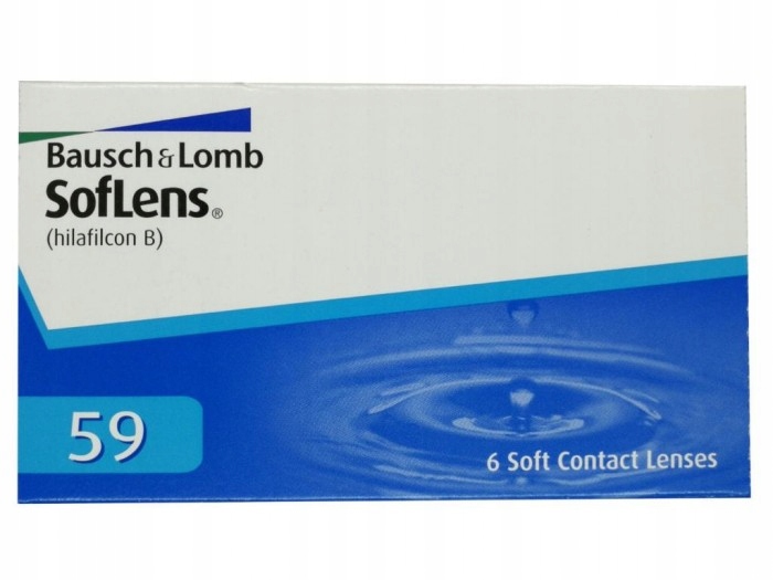 

Soczewki kontaktowe Soflens 59 Comfort moc +5.50