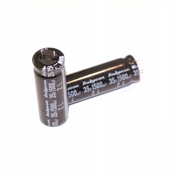

1500uF 35V 105' Low Imp 12.5x35mm Rubycon [1szt]
