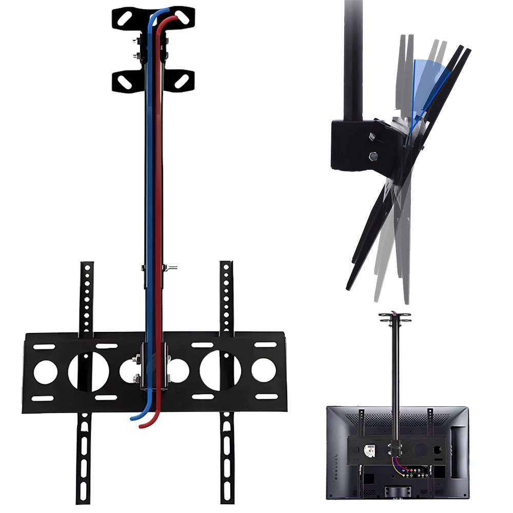 Držák Pro Stropní Televizor 26-60 Palců, Nastavitelný, Univerzální, 30 Kg